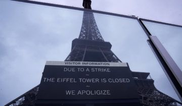 Conflit social: la tour Eiffel toujours fermée