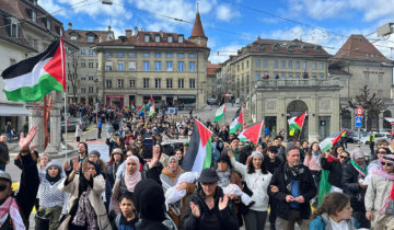 1000 personnes défilent pour la Palestine